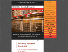 Tablet Screenshot of antideathpenalty.org
